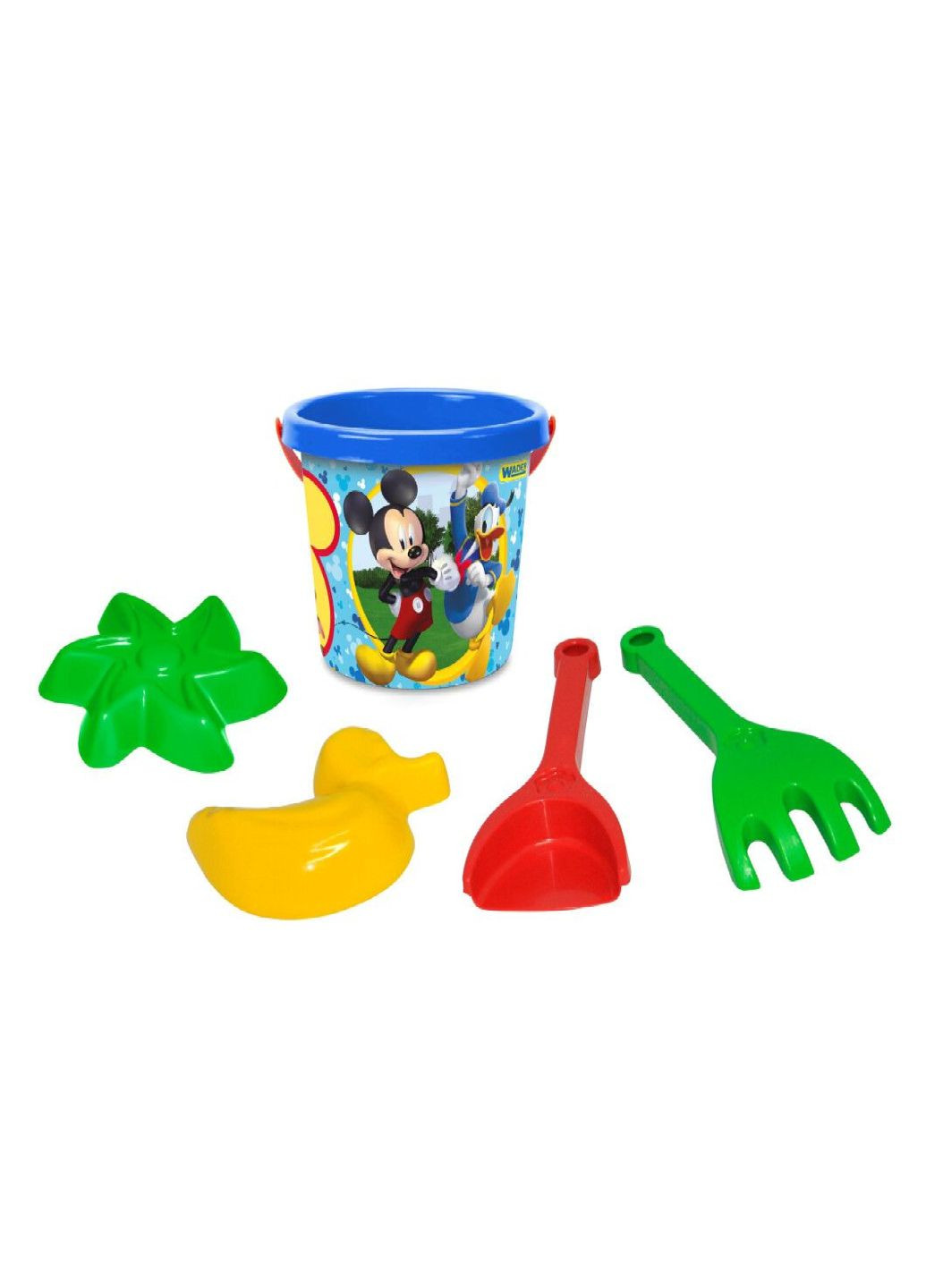 Набір для піску "Міккі Маус" 5 ел. з термонаклейкою, Disney 77254 5900694772540 Tigres (314902707)