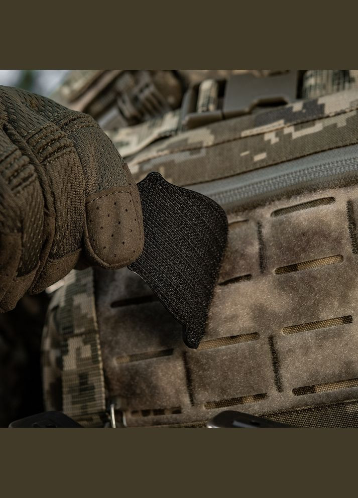 Нашивка Веселий Роджер PVC Black M-TAC (315047416)