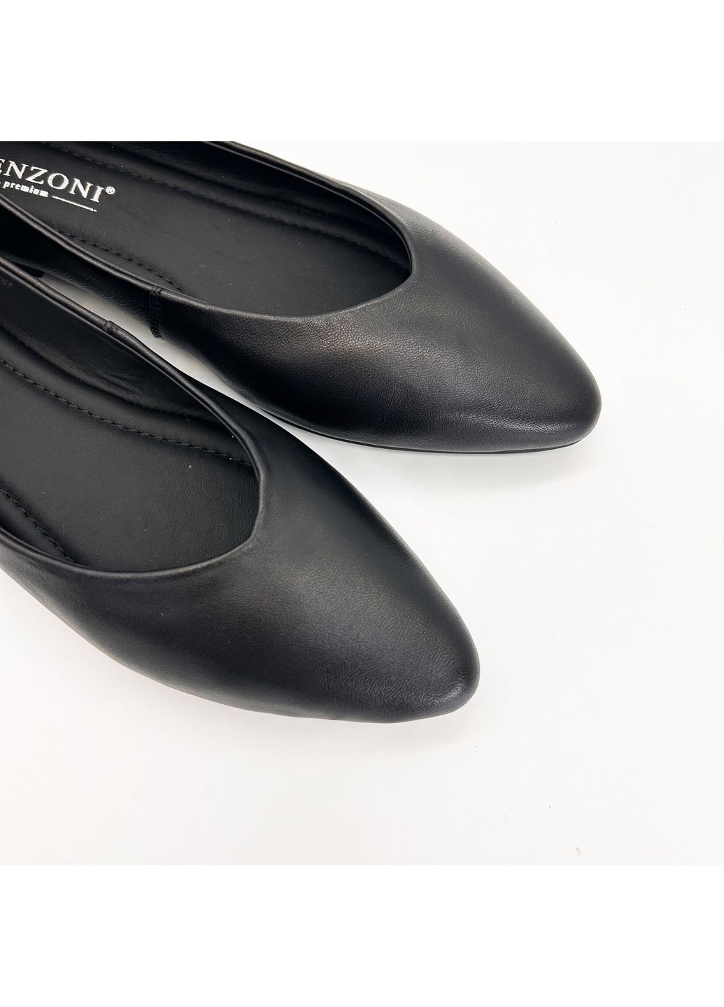 Женские балетки (р) кожа 0-1-1-dhj-6-1 Renzoni | чёрные (350875135)