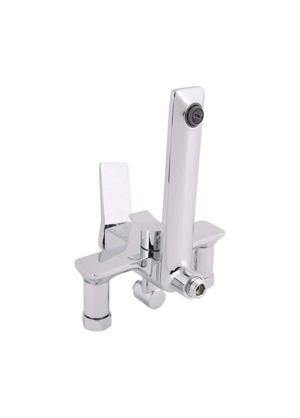 Душова система універсальна Presto на три споживача (з виливом) QTPRE111CRM45575 Chrome Qtap (324805295)