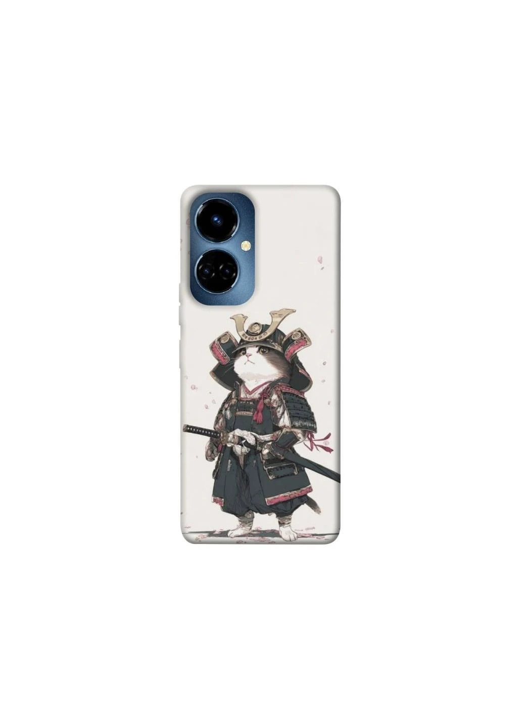 Чехол на TECNO Camon 19 Pro Samurai Cat Warrior Frontalka (380778095)