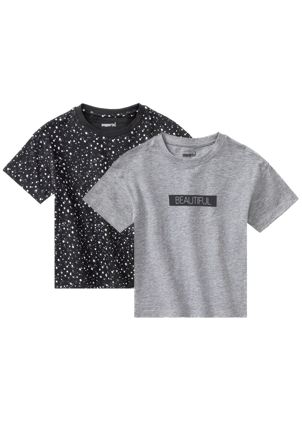 Комбінована літня набір футболок для дівчинки Pepperts