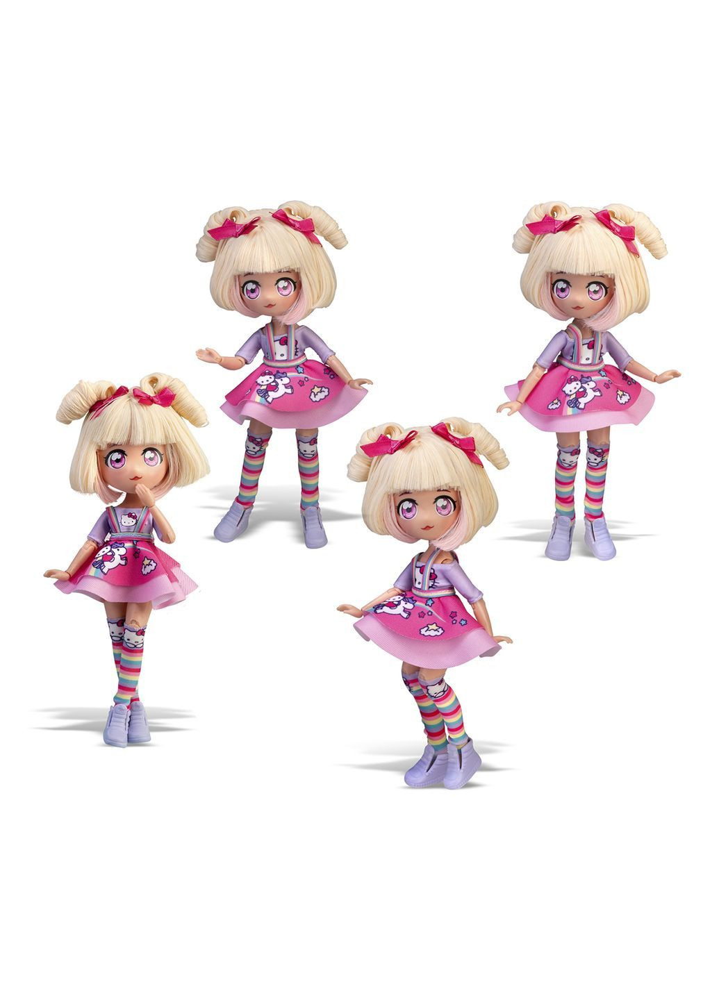 Кукла 4SF MANGA DOLLS серии "Hello Kitty" – КОНФЕТКА-ЕДИНОРОГ цвет разноцветный ЦБ-00288924 No Brand (370372898)