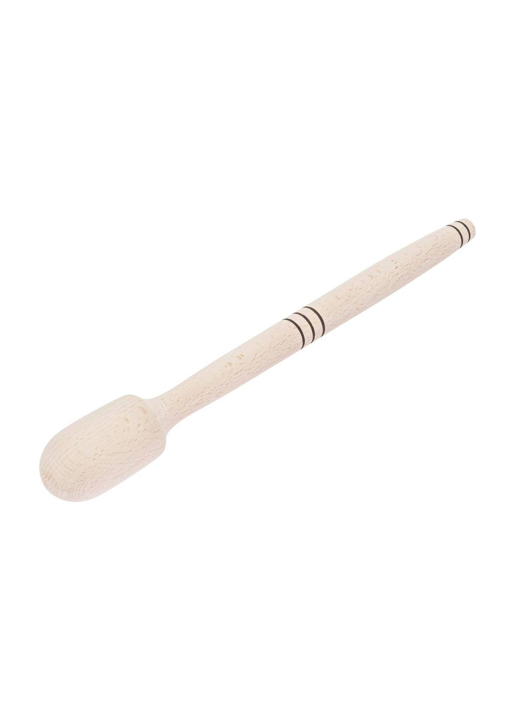 Макогон товкушка картоплем'ялка фігурна середня дерев'яна 40 см Woodly (317499596)