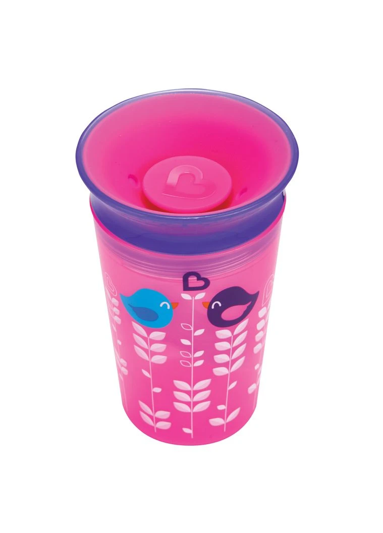 Чашка непроливная "Sippy", 266 мл, цвет синий с розовым (012295.01) Munchkin (391543416)