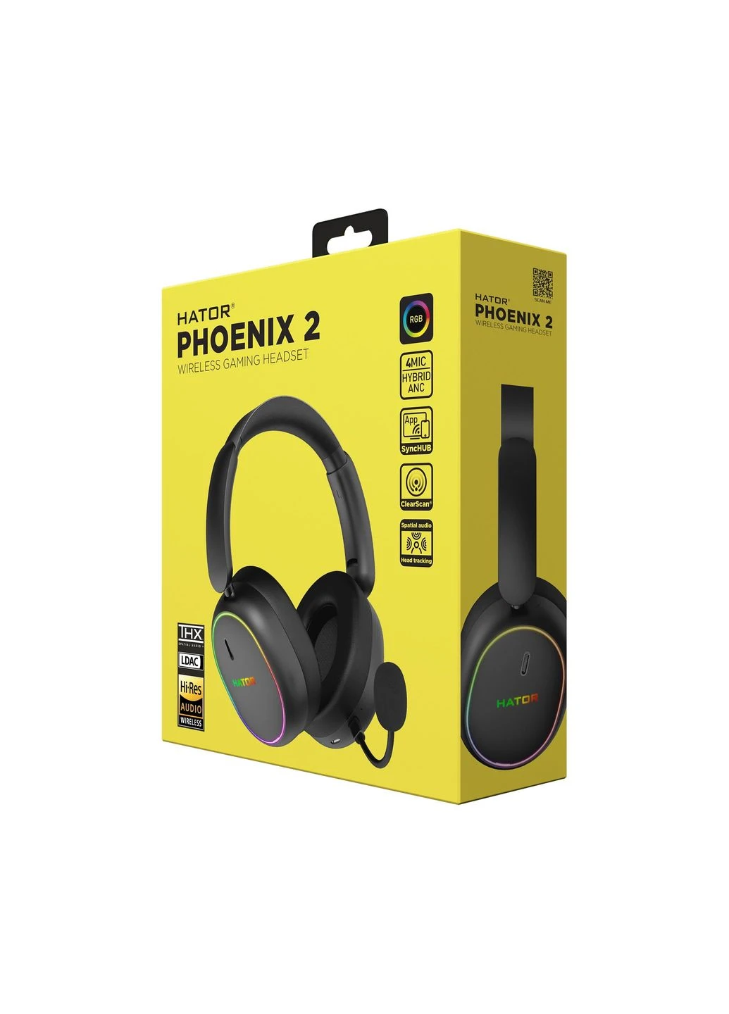 Гарнiтура Phoenix 2 Wireless Black (ESH40) Hator (336958712)