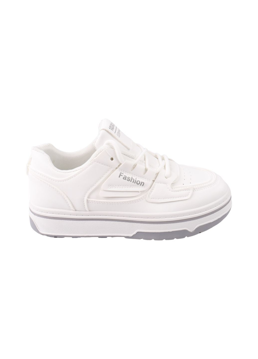 Белые кроссовки женские белые Fashion 121-24DTS