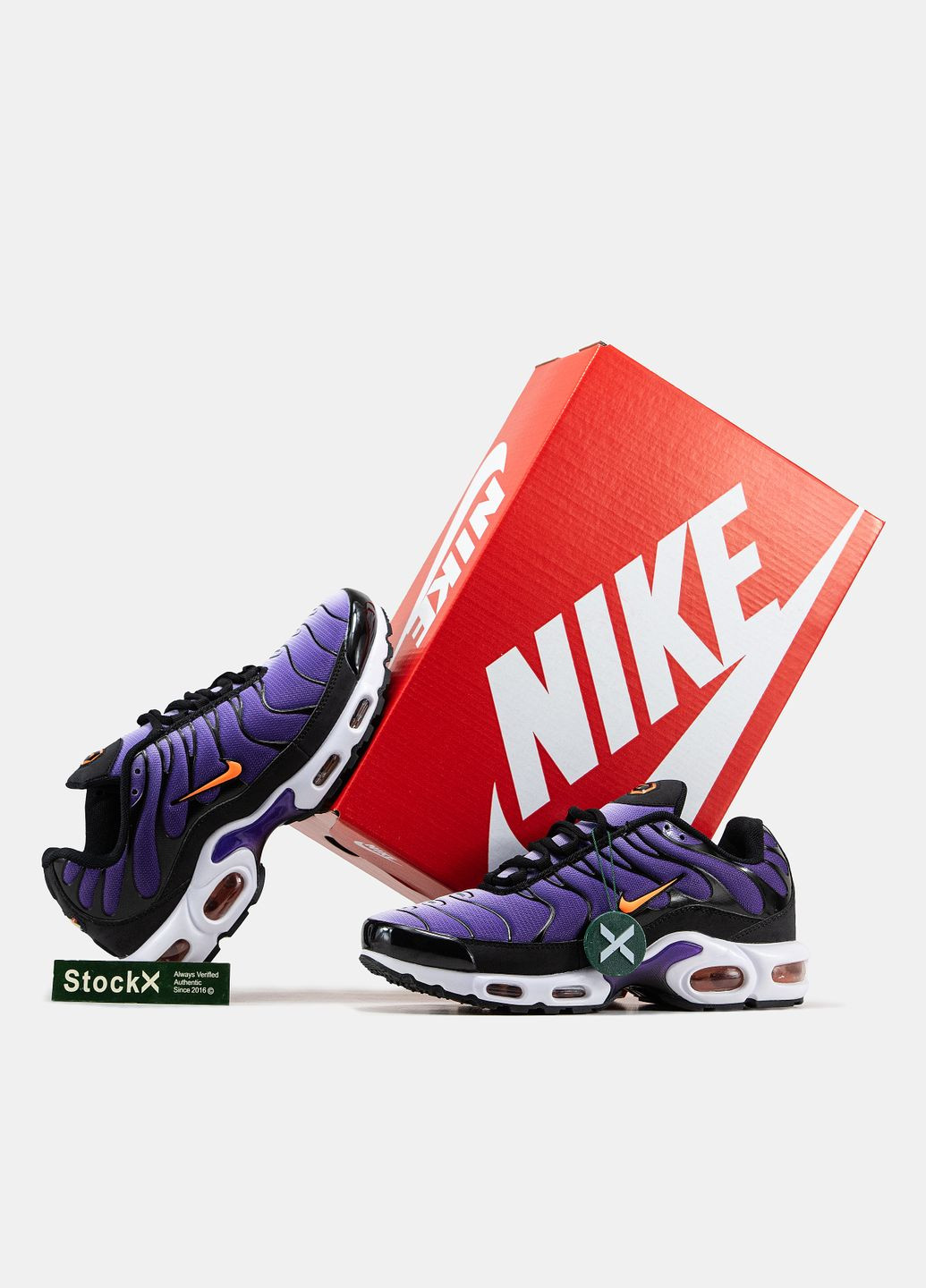 Фиолетовые демисезонные кроссовки мужские и женские nike air max tn plus purple | найк аир макс тн плюс фиолетовые No Brand