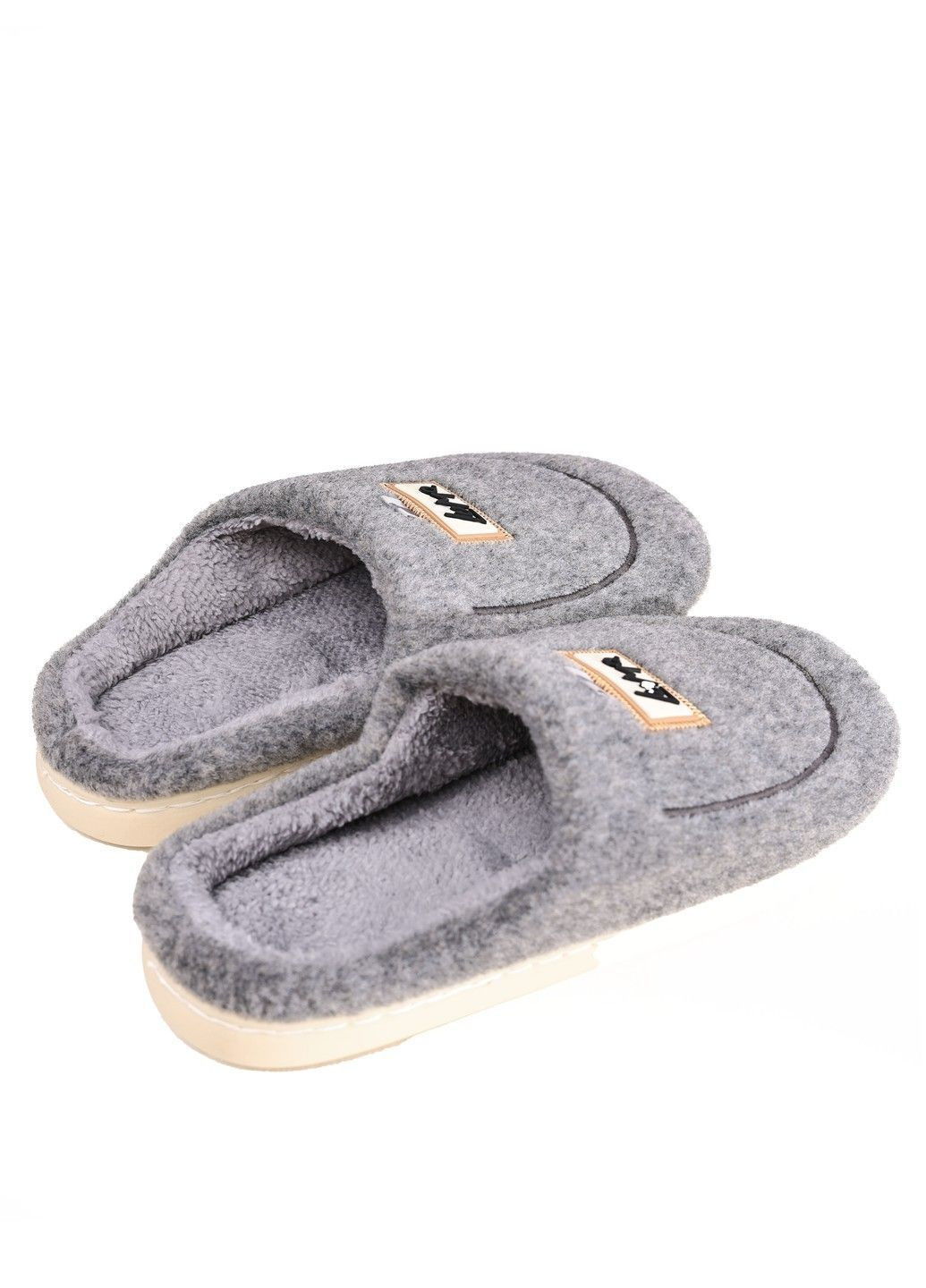 Серые тапочки мужские Lumo