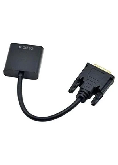 Перехідник DVI-D (M) - VGA (F),, Black, 15 см (U-993) U-993 ST-Lab (395418652)