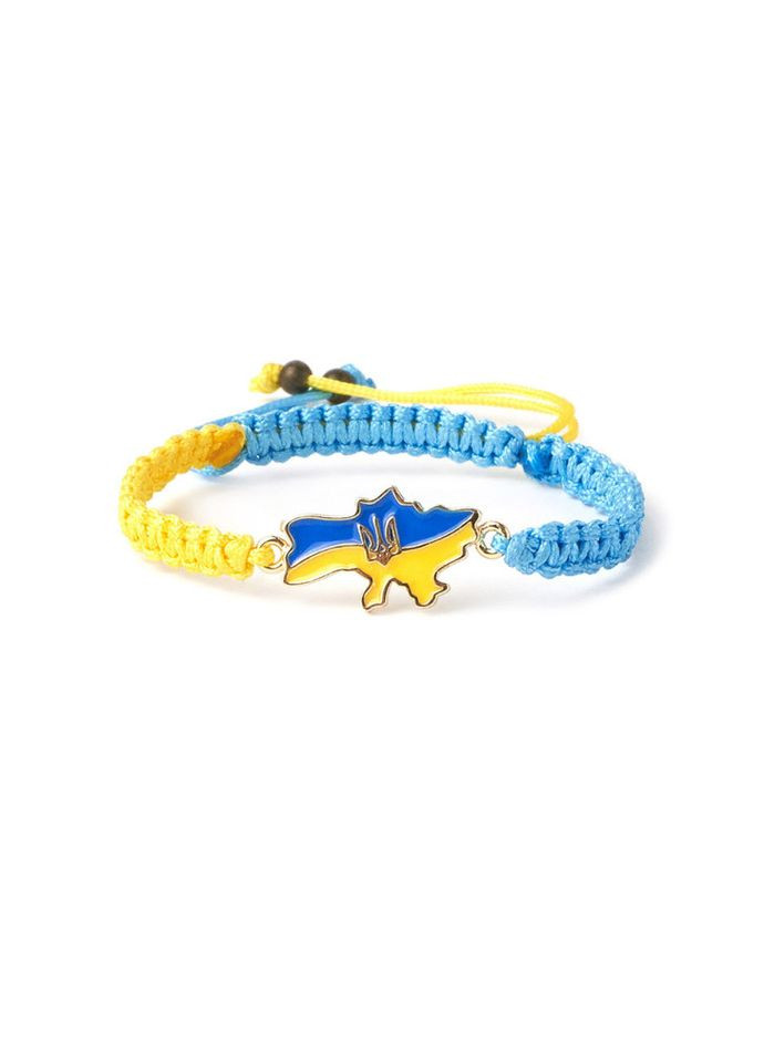 Патриотический браслет с картой Украины 5049 LeBijou (367580362)