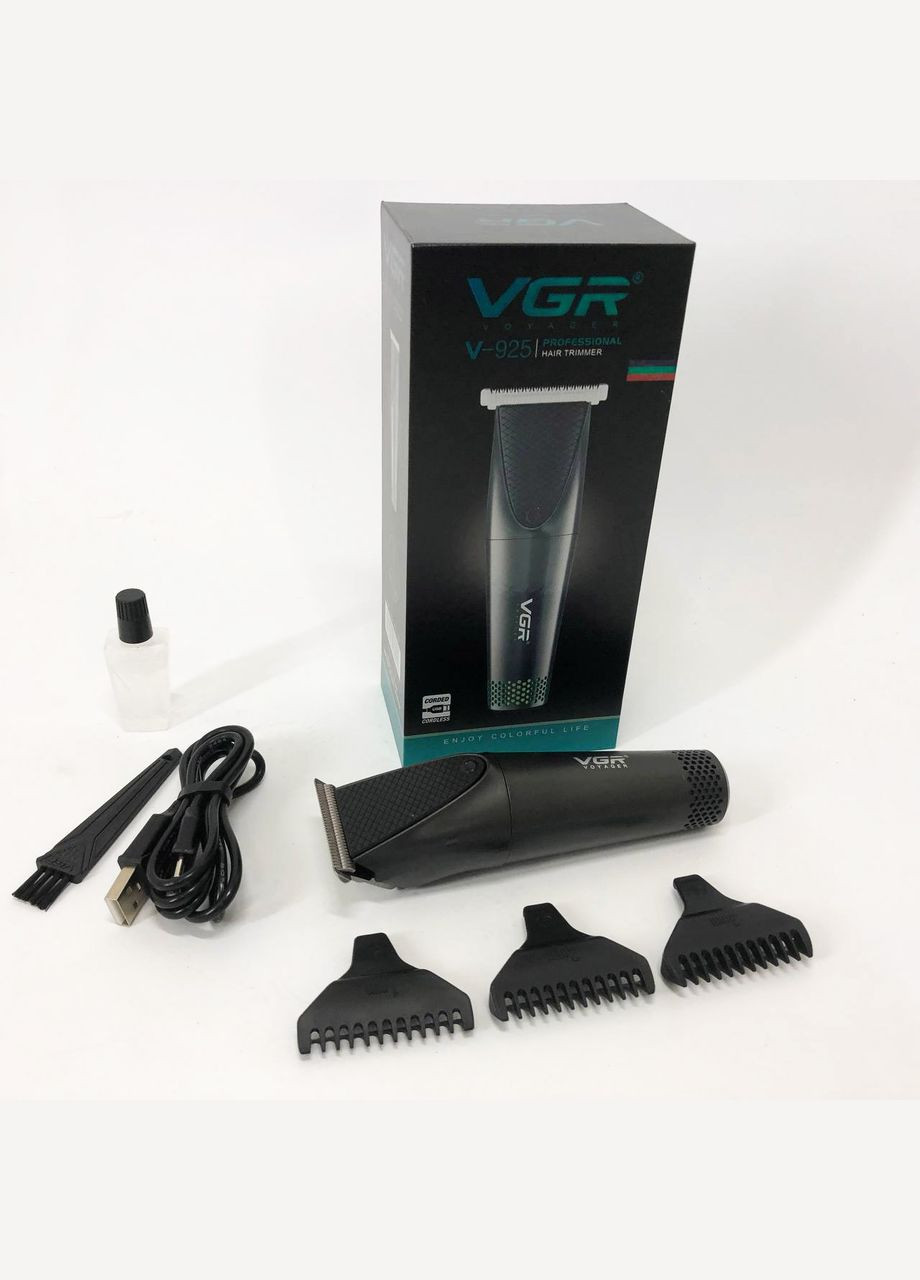 Машинка для стрижки V-925, Профессиональная беспроводная машинка для стрижки волос, усов, бороды VGR (364665527)