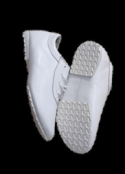 Білі осінні кросівки для аеробіки єкошкіра Vlad&K Aerobics sneakers