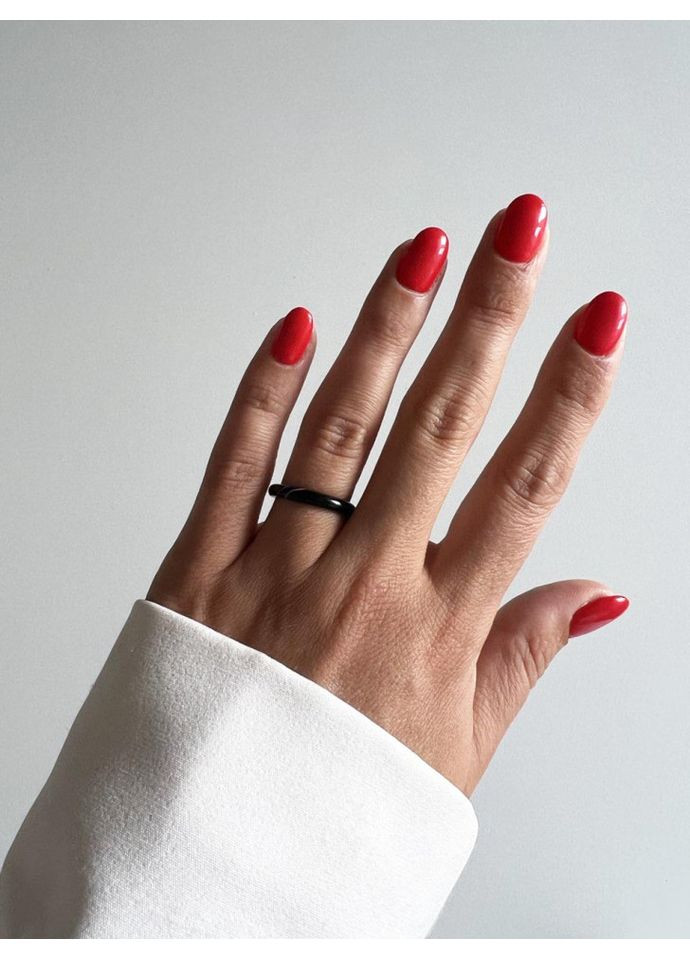 Тонкое черное кольцо 5221 (Размер 16,5) LeBijou (367580377)