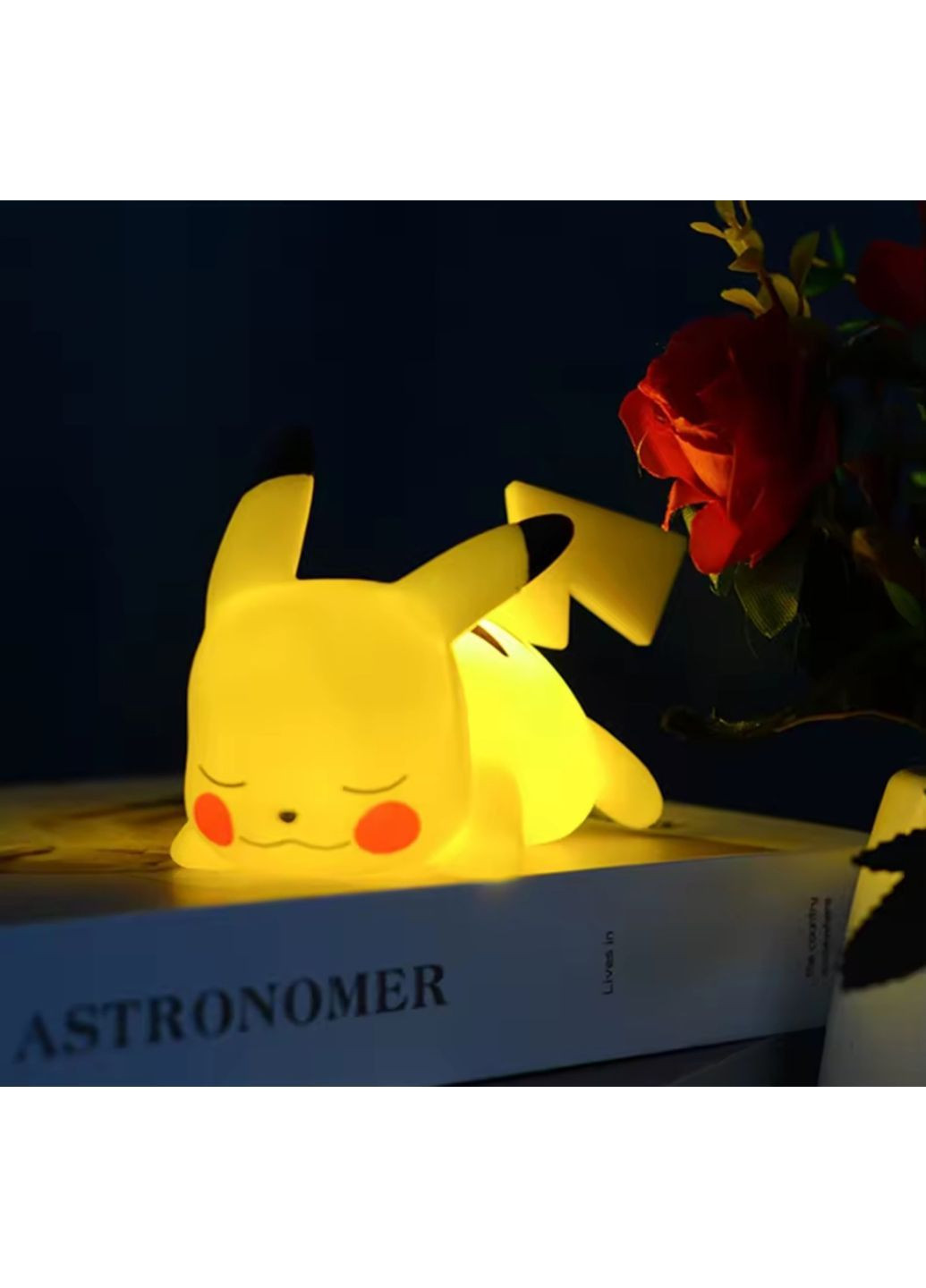 Ночник Покемон Пикачу от батареек для детей, ночник для детской из ПВХ No Brand (363968798)