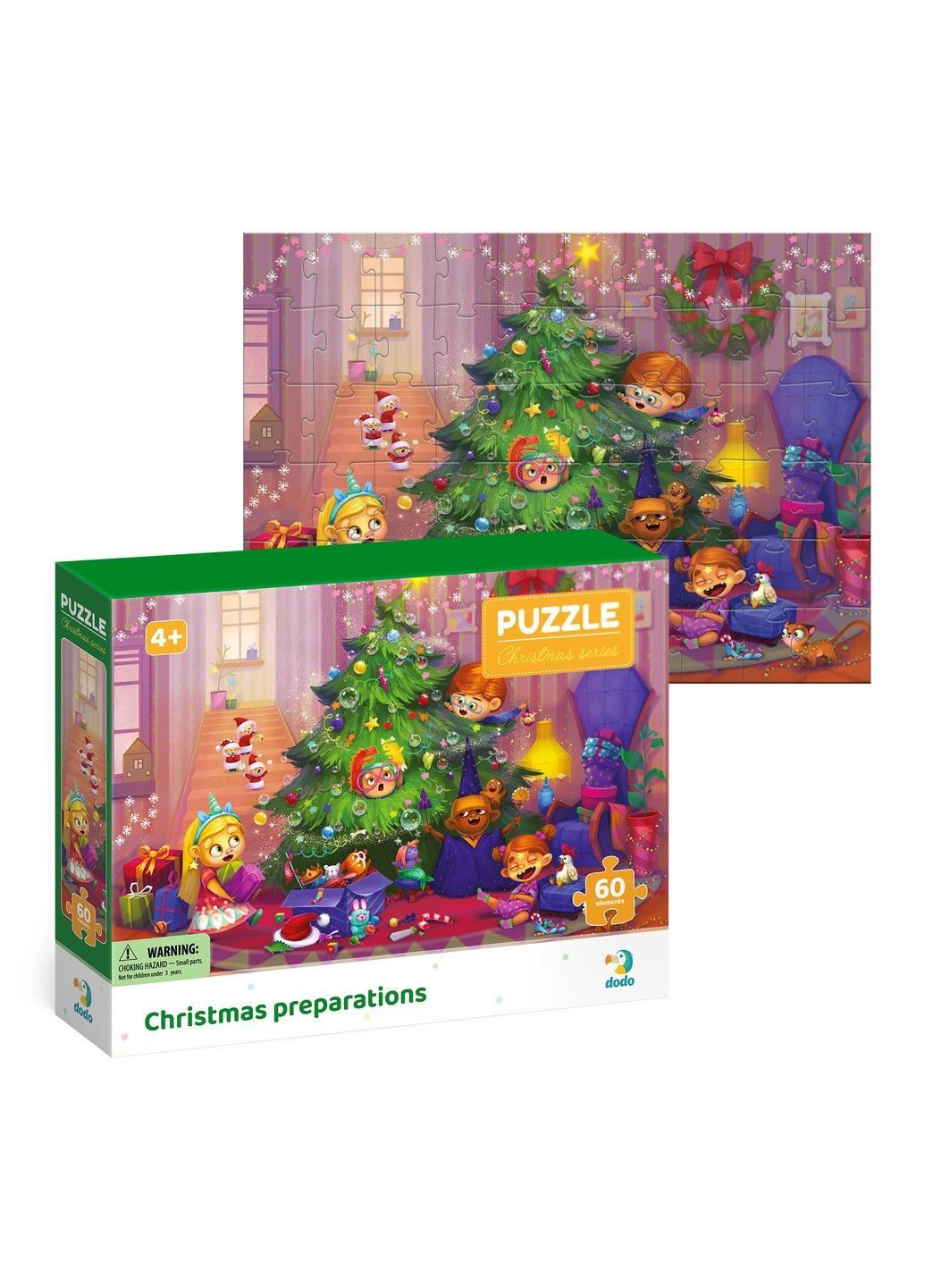 Пазл Подготовка к Рождеству, 60 дет Dodo (364689279)