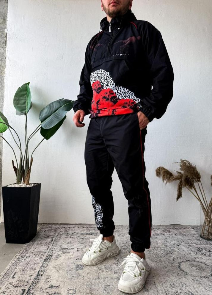 Костюм анорак джогери чоловічий стильний вітрозахисний одяг Україна плащівка No Brand (336069267)