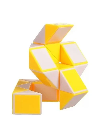 Змійка Рубика біло-жовта SCT405 в коробці Smart Cube (361242554)