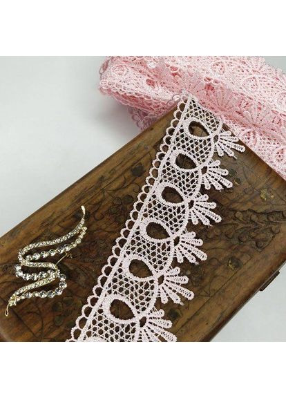 Кружево макраме 5см (20м) Цвет - Розовый (01-Y10495-7) Plus-plus (352744909)