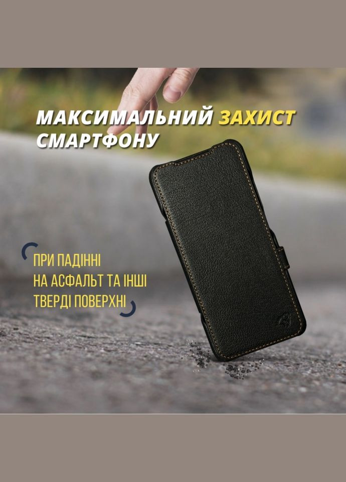 Чохол книжка Premium для Realme GT 7 Pro Чорний (78324) Stenk (316651257)
