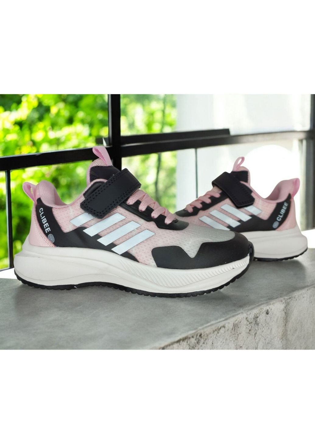 Розовые всесезонные кроссовки Clibee 333BP