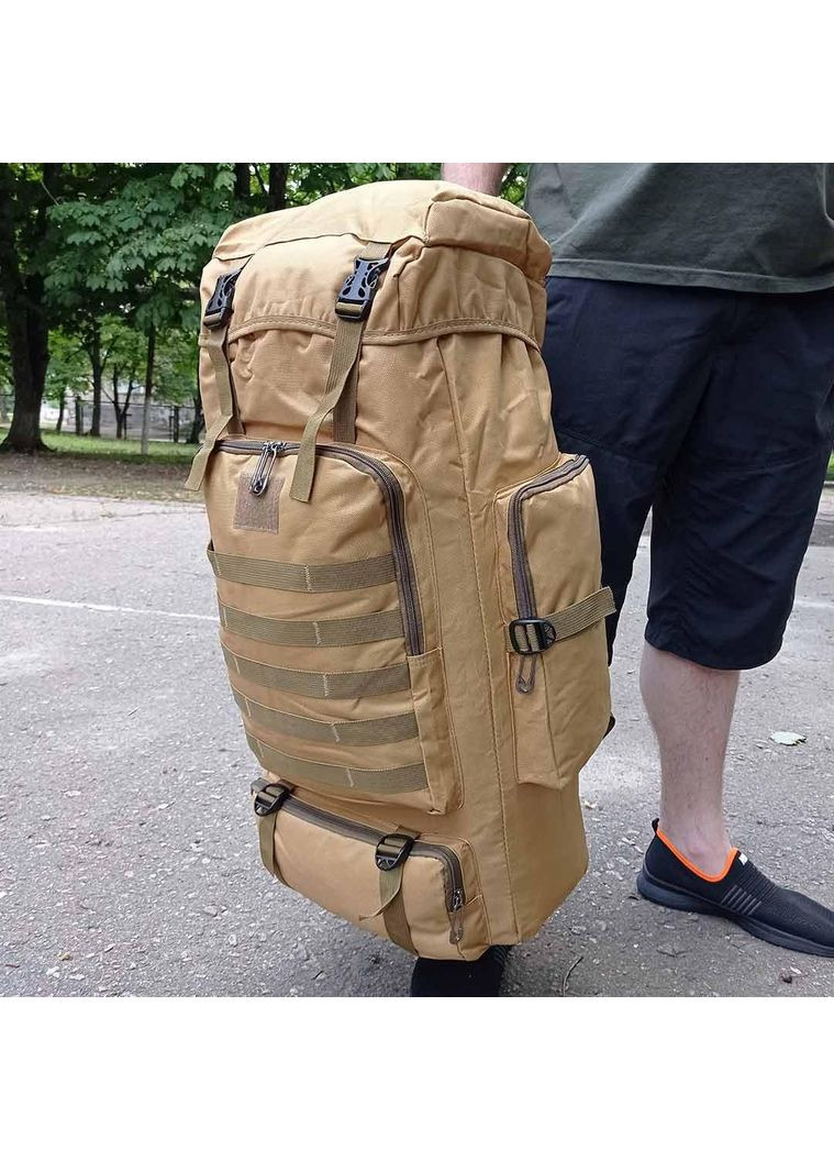 Туристический рюкзак Outdoor 70 л, койот, армейский с системой MOLLE Tactic (363132444)