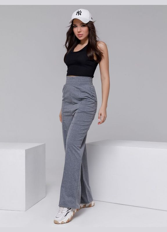 Спортивные штаны 12312A серые ISSA PLUS (301035791)