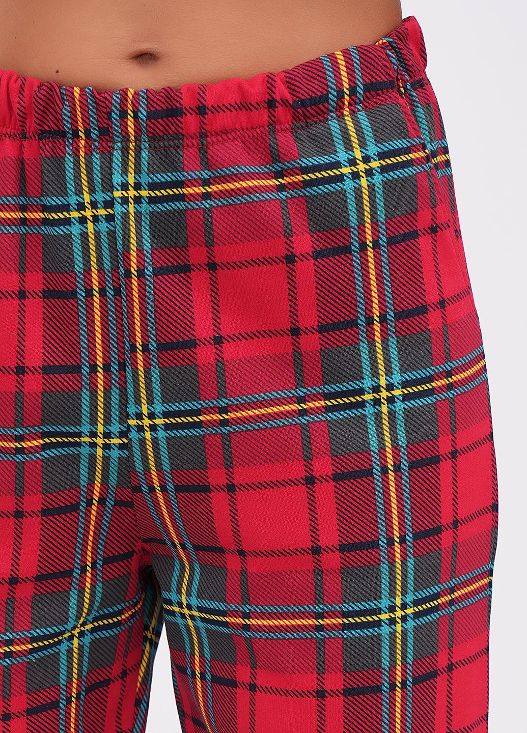 Красная зимняя пижама Lucci