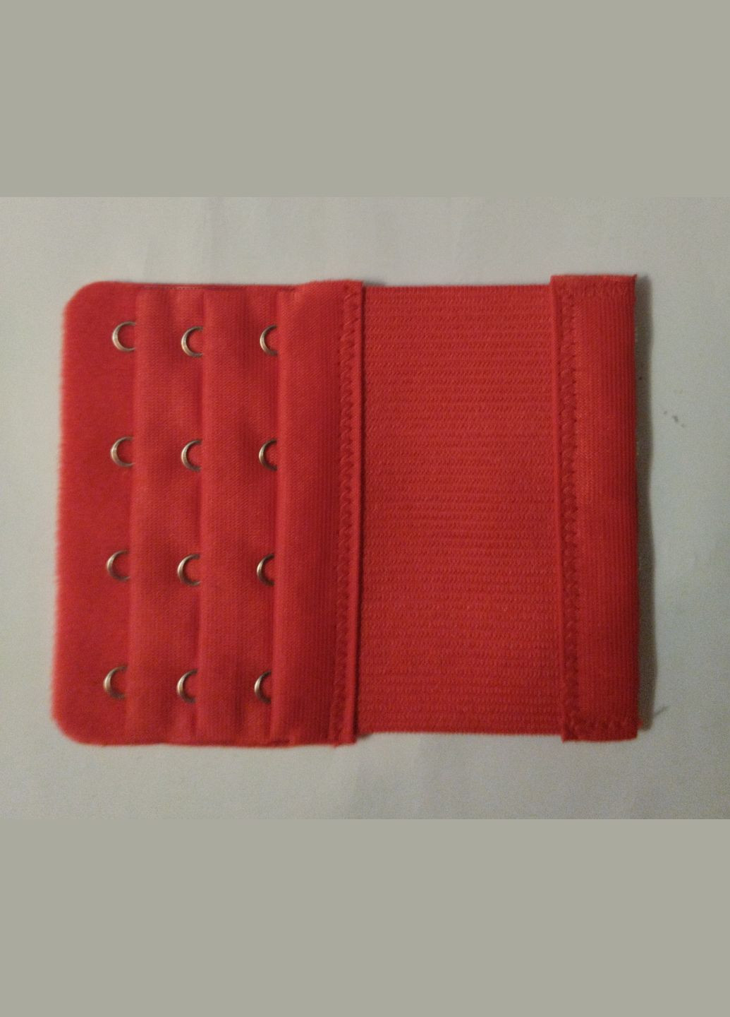 Удлинитель-расширитель спинки бюстгальтера с резинкой до 9 см на 4 крючка Красный No Brand (307364810)