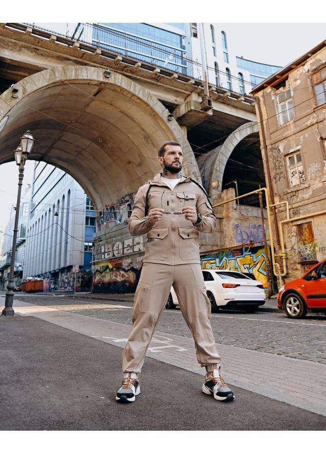 Костюм спортивний беж Stone Island (364858895)