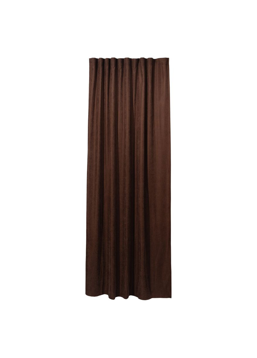 Штора микровелюр ART1010BR 150х270 см коричневая Ardesto (365432246)