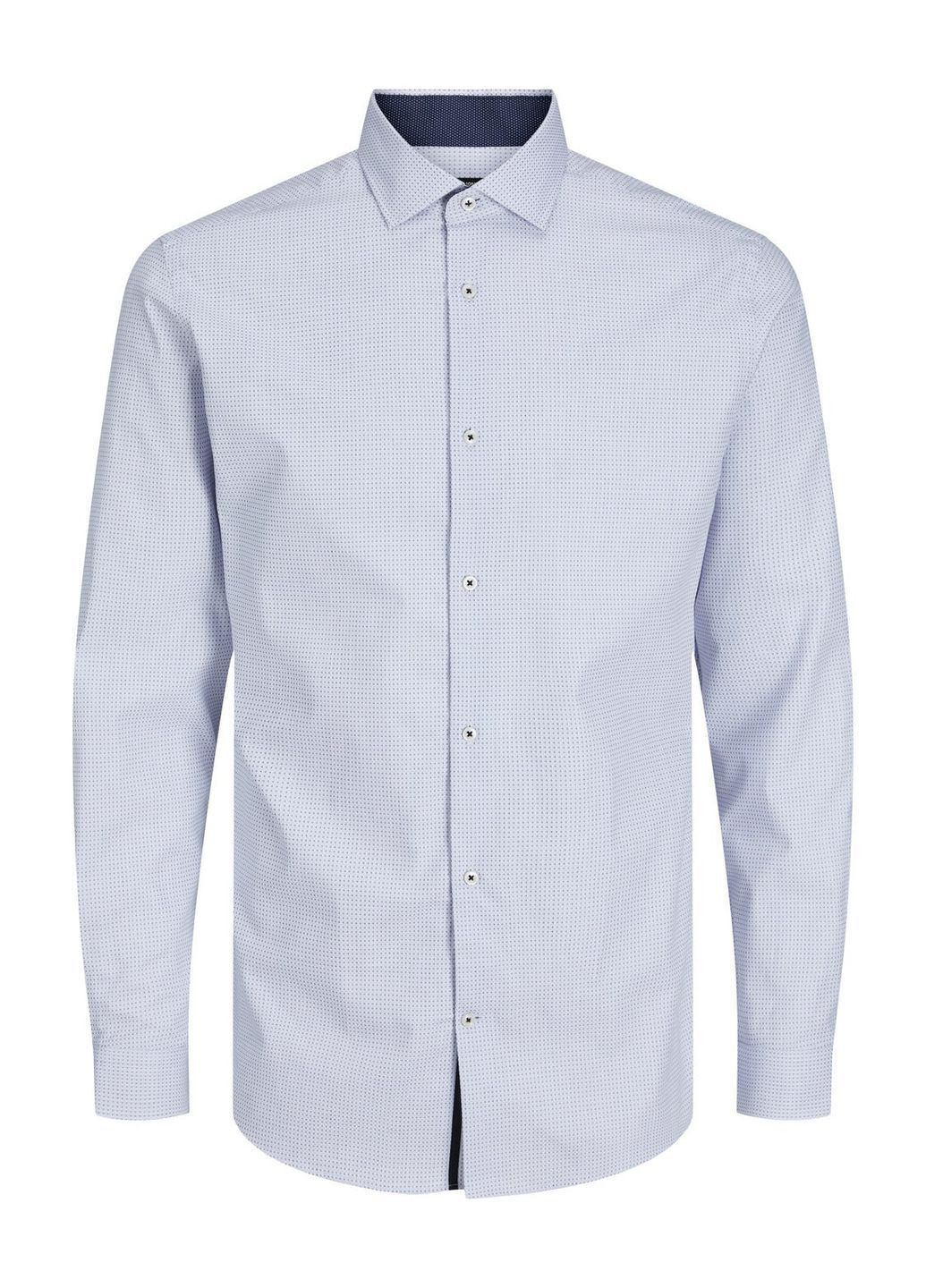 Сорочка демісезон,білий в візерунки,JACK&JONES Jack & Jones (301987985)