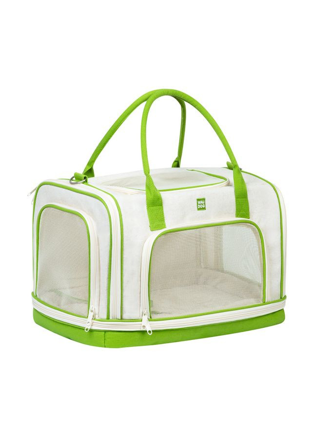 Сумка-переноска для котів та дрібних порід собак WAUDOG Relax Eco, 47x30x28 см, до 8 кг No Brand (363201302)