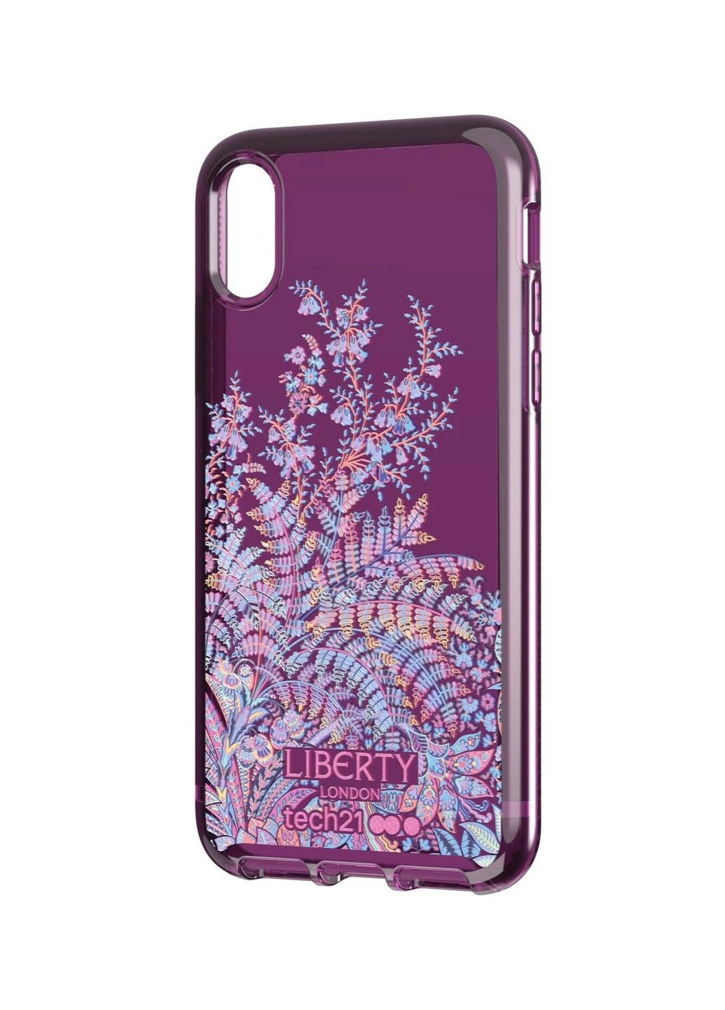 Фірмовий протиударний чохол Liberty London для iPhone X XS Pure Print Shangri-La Tech21 (320575847)
