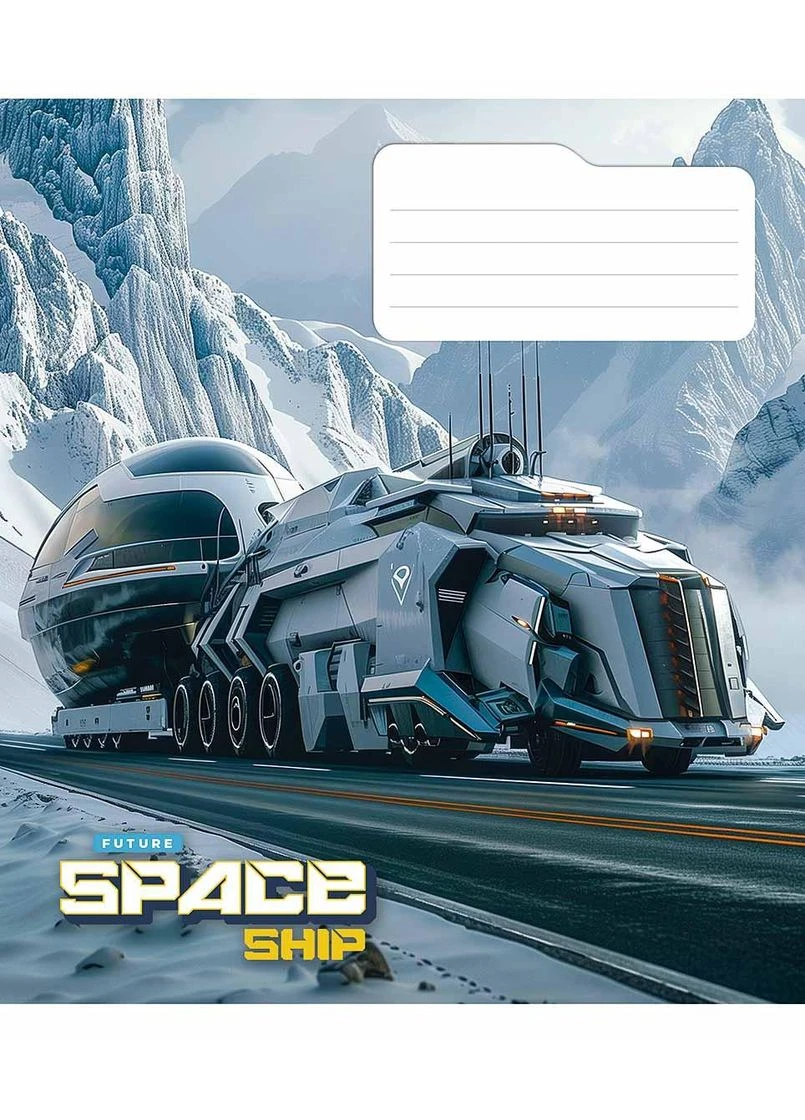 Тетрадь уч. " " 36л.== /3435L/ "Space ship" ВД-лак (мальчик) (20/160) Star (392420775)