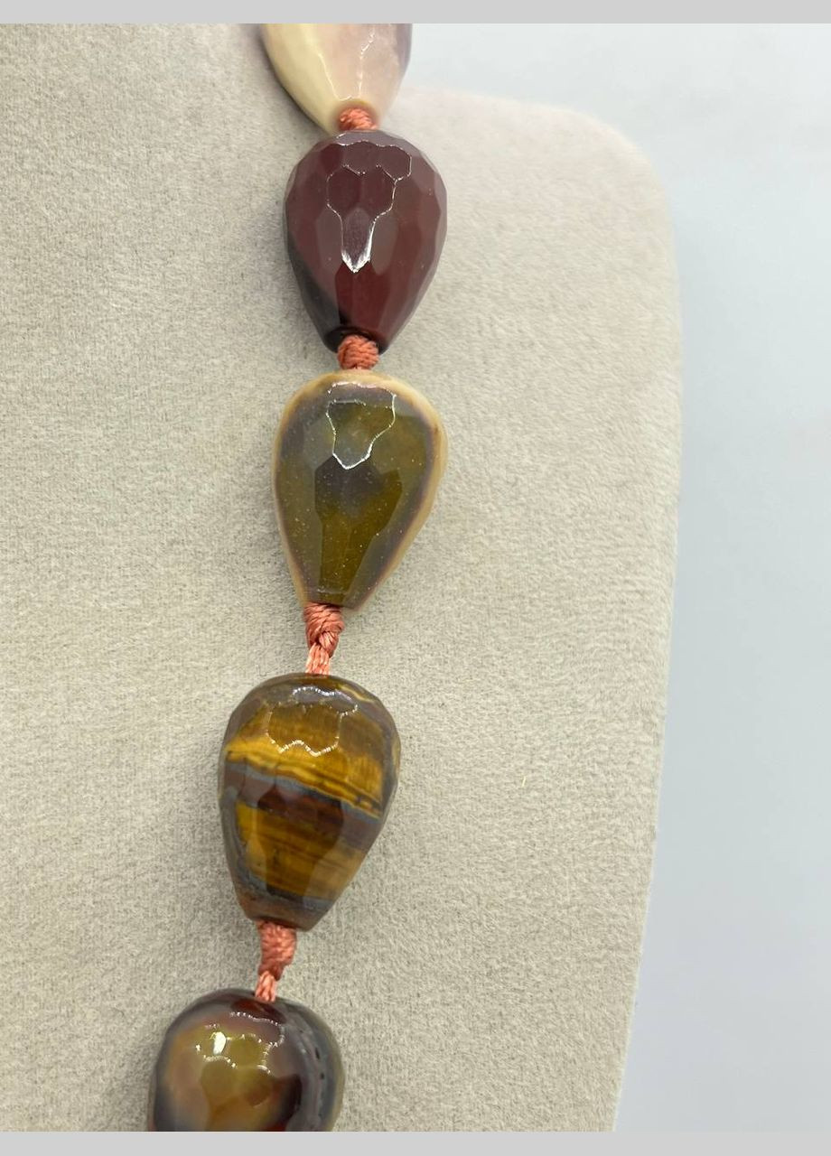 Намисто мокаїт 48 см No Brand (305836863)