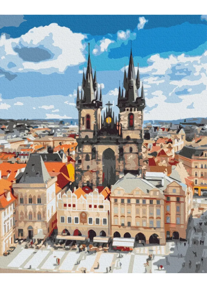 Картина за номерами "Ратуша Праги" BS51600L Brushme (400504650)