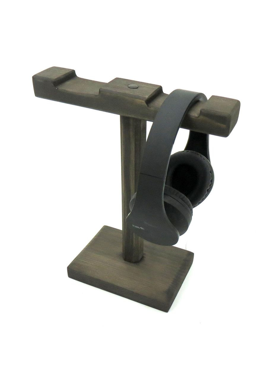 Стойка для наушников из дерева Телониус мокко (НУП-000710) No Brand (328414578)