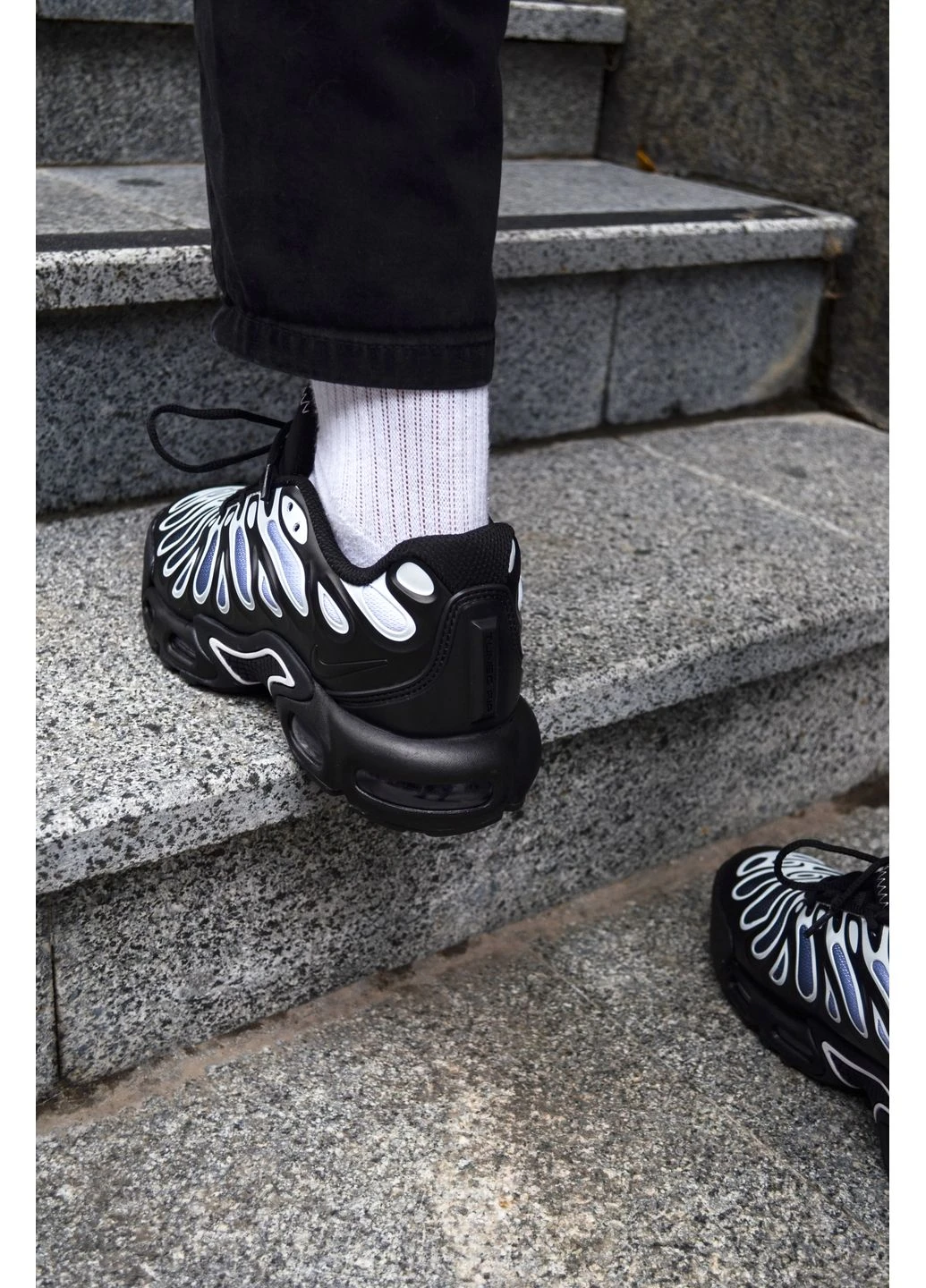 Білі літні кросівки nike air max drift black white найк аір макс дріфт No Brand