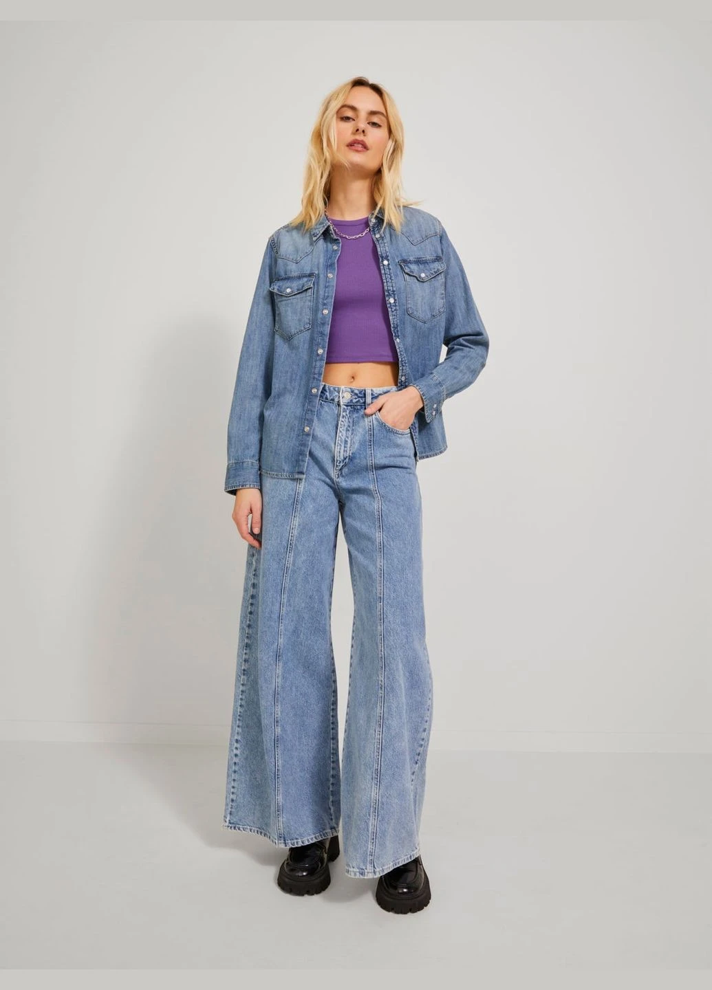 Топ лето,фиолетовый,JJXX Jack & Jones (294302786)