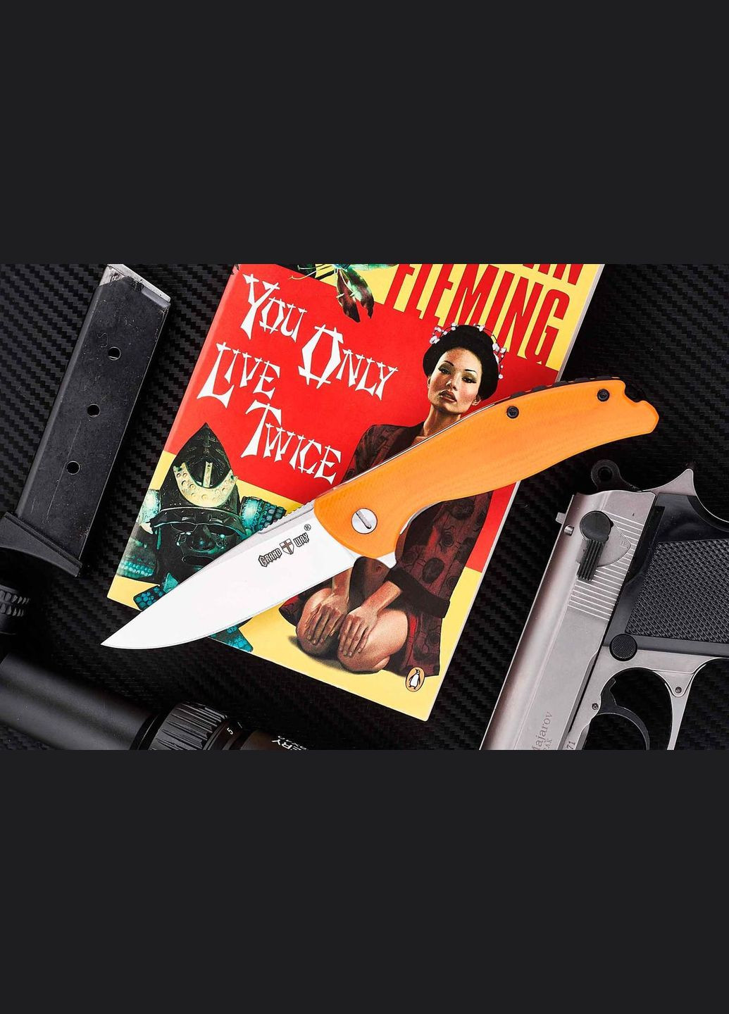 Нож складной c подшипникjv WK 0217 Grand Way (306847848)