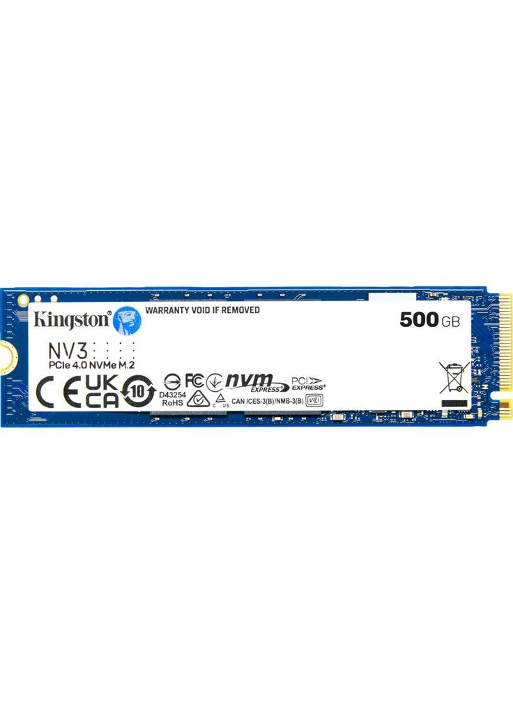 Накопичувач SSD M.2 2280 500GB (SNV3S/500G) Kingston (304531192)