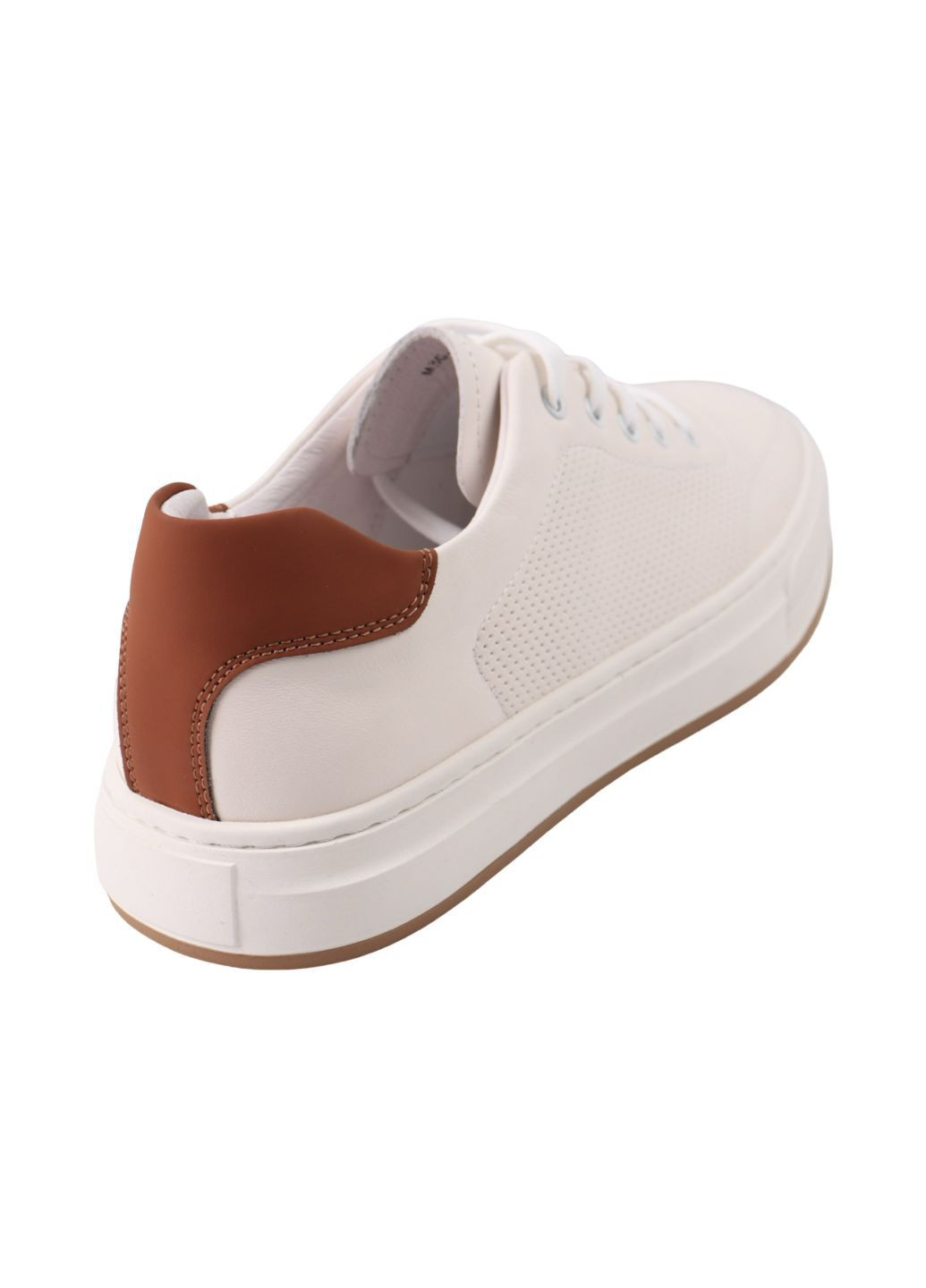 Белые кеды мужские молочные натуральная кожа Lifexpert 1641-24DTS