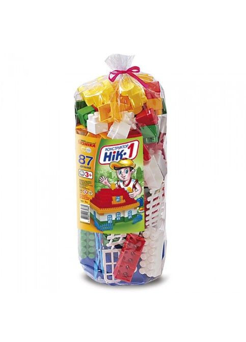 Конструктор с крупными деталями „НИК – 1” 70880, 87 запчастей Юніка (306435902)