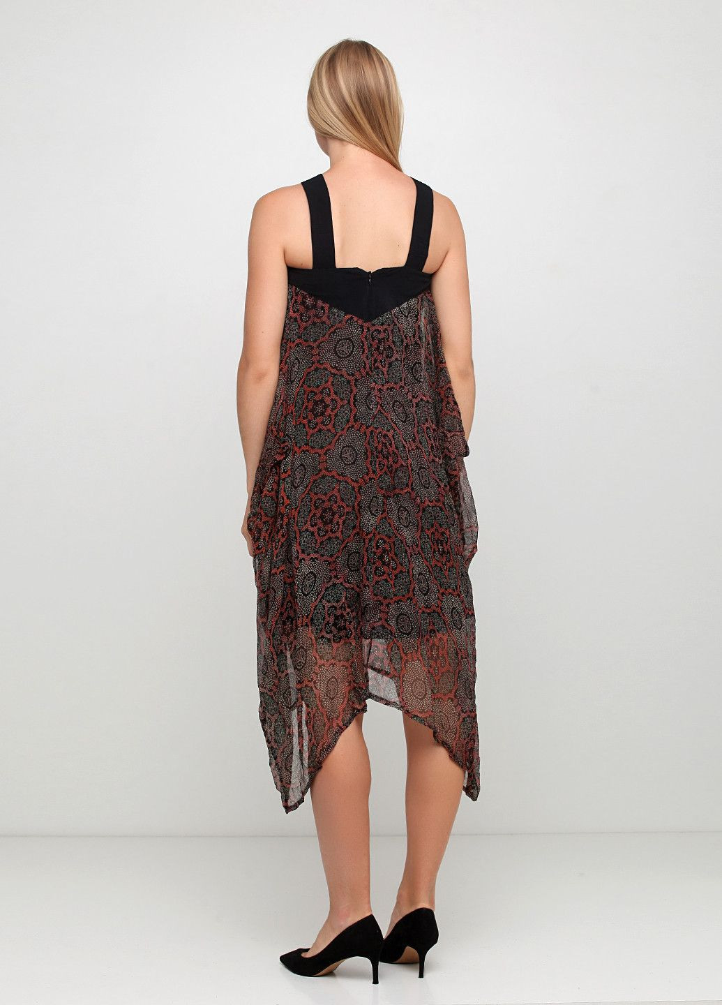 Чорна повсякденний сукня чорно-коричневий COLLAGE SOCIAL