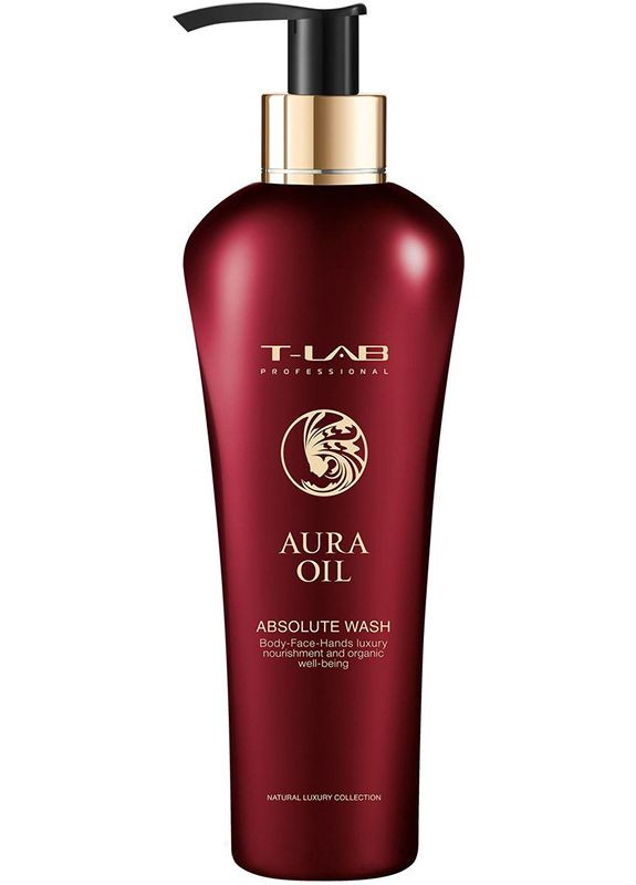 Шампунь-гель для м'якості волосся та тіла AURA OIL Absolute Wash, 300 мл T-Lab Professional (352177824)