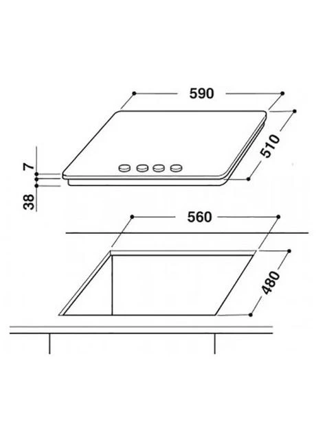 Варильна поверхня газова AKR 313/IX WHIRLPOOL (339086977)