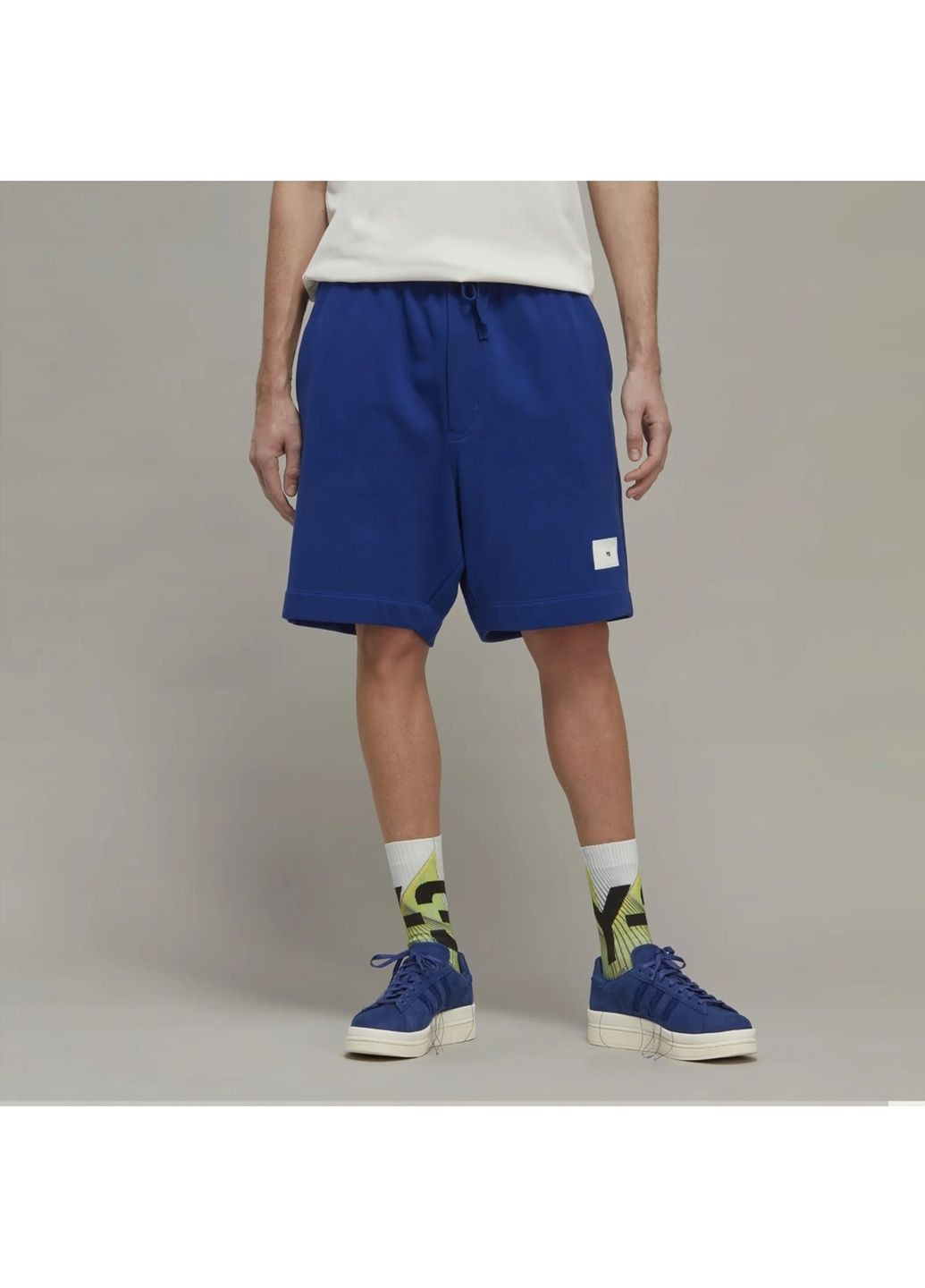 Мужские шорты Y-3 Organic Cotton Terry Shorts Blue IB4797 adidas (366039186)
