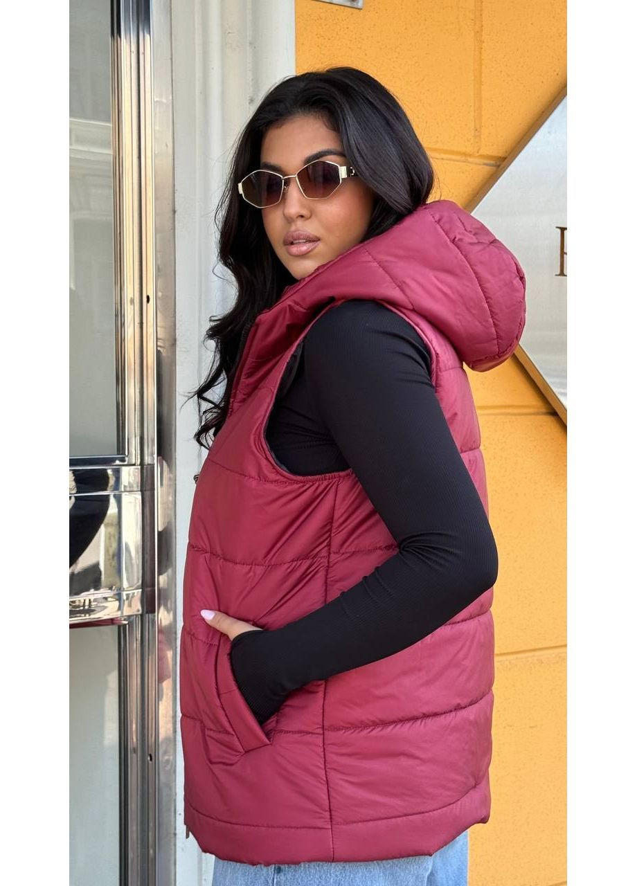 Утепленный женский жилет с карманами InFashion Жилет (363058571)