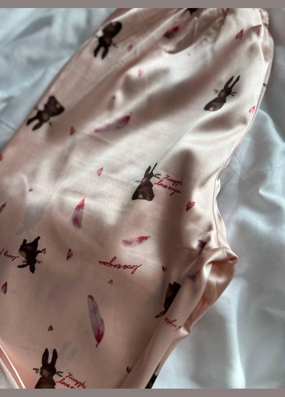 Комбінована всесезон жіноча піжама 2478 (рожева) No Brand